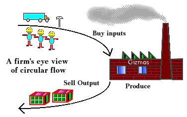 A firm's eye view of circular flow