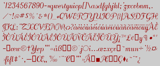Character Set