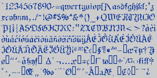 Character Set