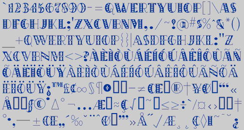 Character Set