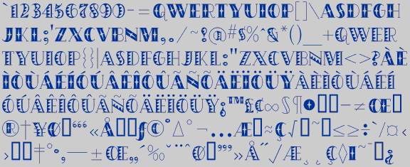Character Set