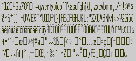 Character Set